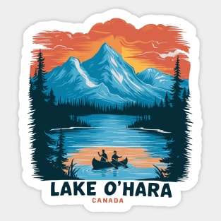 lake ohara Canada Sticker